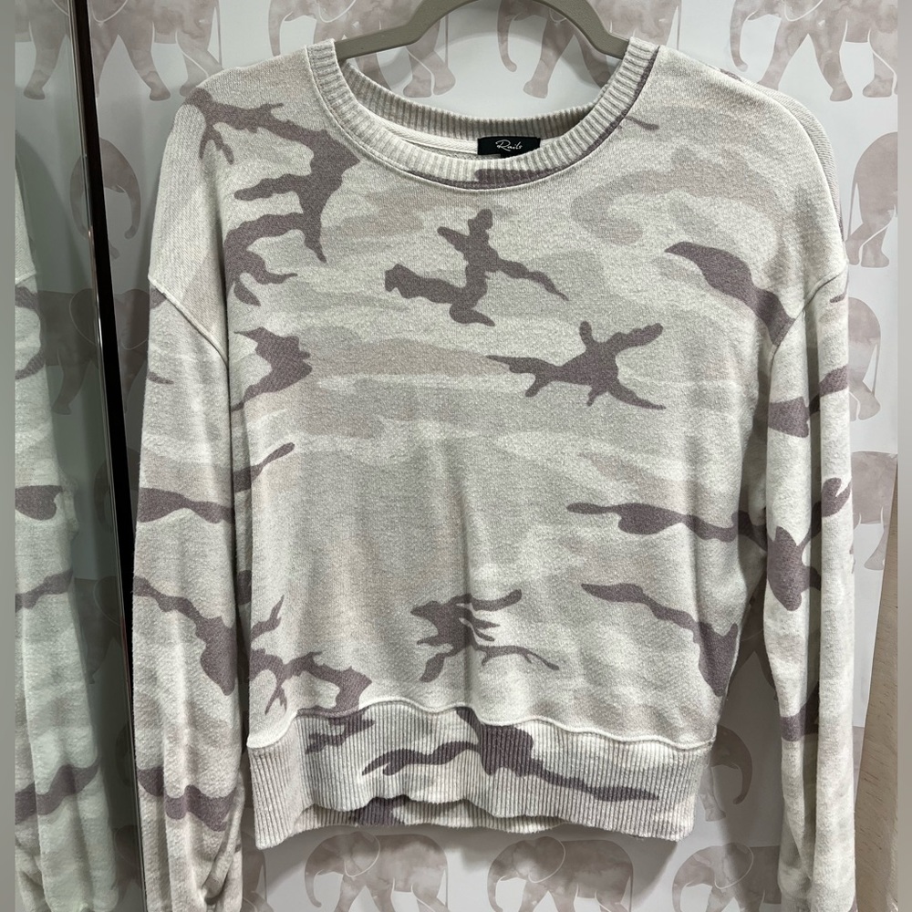 Camo sweater